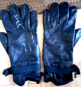 1x MK2 Extreme Cold Black Leather Combat Biker Gloves. Gebraucht (Größe 11) Klasse C - Bild 1 von 2
