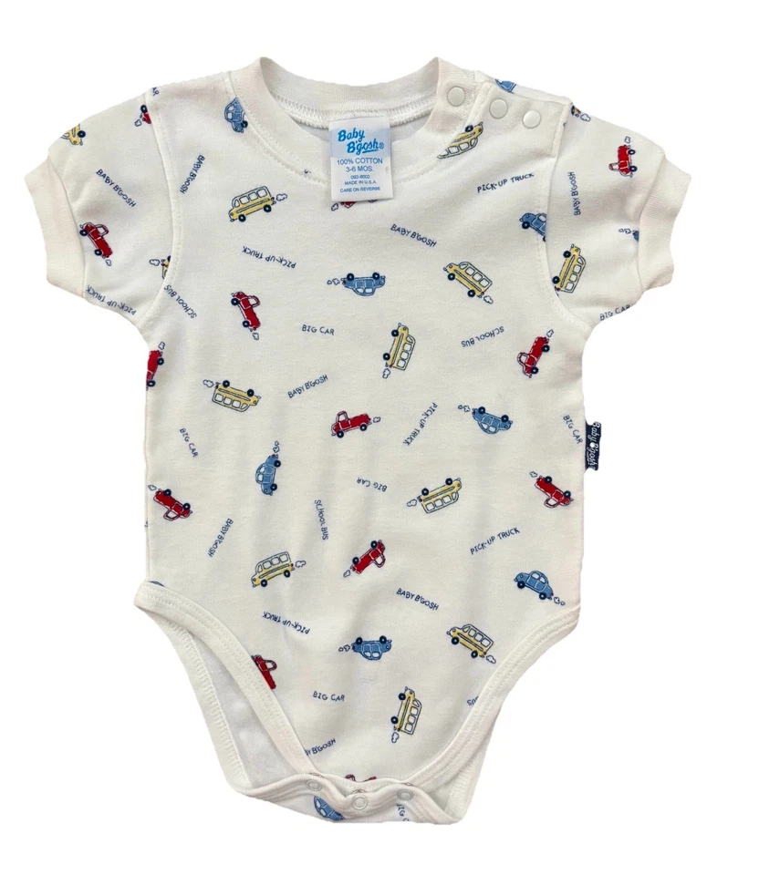 De colección OshKosh Bebé B’gosh Vehículos Camión de Bomberos Coche Body Bebé Niño Talla 3-6M Foto 1 de 4