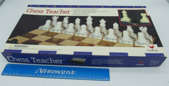 Vintage Premier Edition Grandmaster Chess #23 w/ Board by Cardinal