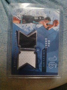 2004-05 Upper Deck SPX Pau Gasol Winning Materials Dual GU Jersey #WM-PG