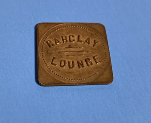 San Diego California Barclay's Lounge Good For 25c In Drinks Trade Token - Picture 1 of 3