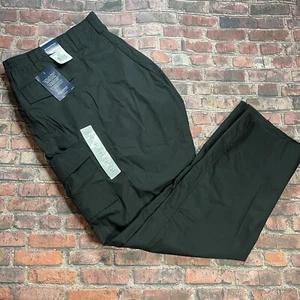 NEW MENS 52x37 PROPPER F52512 UNIFORM RIP STOP TACTICAL PANTS BLACK UNHEMMED - Picture 1 of 8