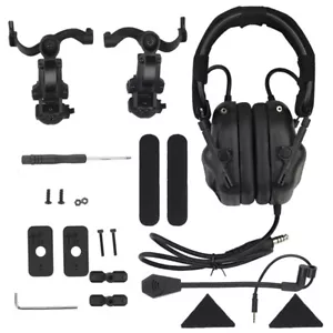 IDOGEAR G5 auriculares tácticos electrónicos pastillas cancelación de ruido BK - Imagen 1 de 15