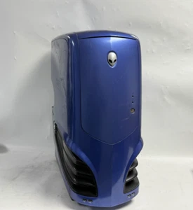 Vintage  Alienware Area 51 PC Blue  Predator Case w/ Power Supply & DVD/Floppy - Picture 1 of 18