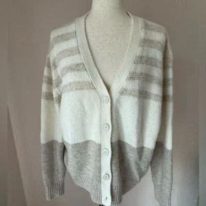 New Bloomingdale’s Splendid Genevra stripe cardigan sz M - Picture 1 of 10