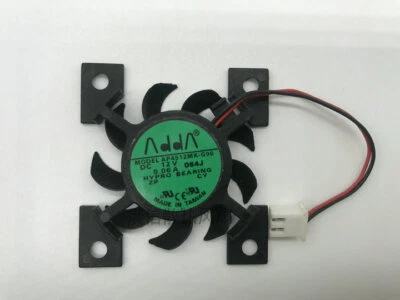1pcs  ADDA AP4512MX-G90 DC12V 0.06A 40mm ultra-thin graphics card fan 2pin - Image 1 of 3