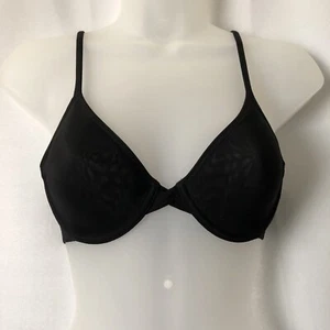 On Gossamer Women's Black Mesh Bump It Up Push Up Bra Size 32c - Picture 1 of 10