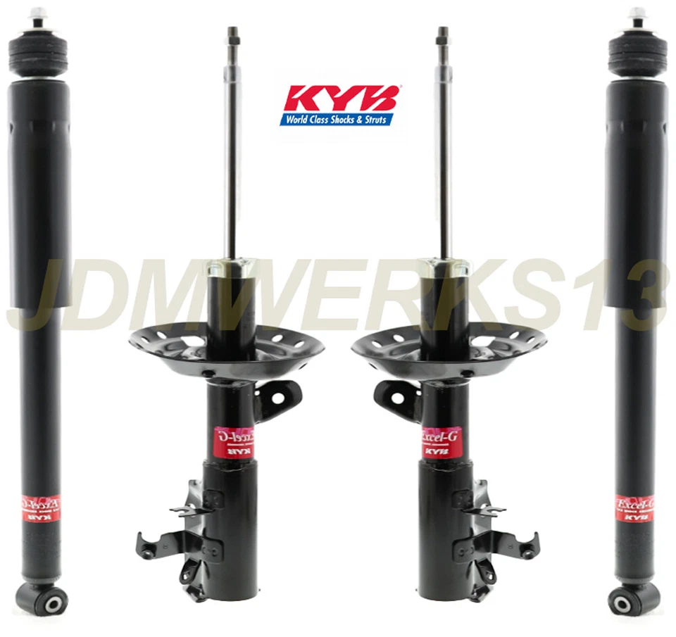 Genuine KYB 4 Performance STRUTS SHOCKS for HONDA FIT 2009 09 10 11 12 13 2013  - Image 1 of 1