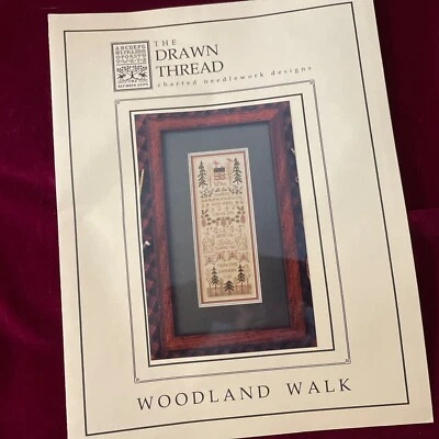 ~ Woodland Walk ~The Drawn Thread; Counted Cross Stitch Chart Pattern, Sampler - Image 1 of 4