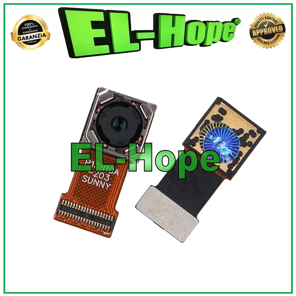 FOTOCAMERA POSTERIORE PER HUAWEI P8 LITE ALE-L21 FLAT FLEX MODULO BACK CAMERA - Immagine 1 di 1