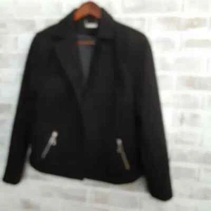 Vintage TanJay Blazer sz 8P Timeless Black On Trend Versatile - Picture 1 of 6
