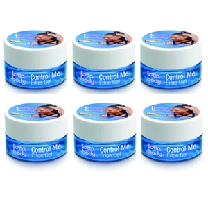 Lotta Body Control Me Edge Gel 2.25 oz Coconut and Shea Oils - 6 PACK - Picture 1 of 4