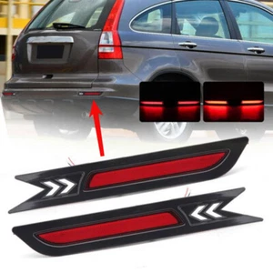 Rear Brake Lamps Bumper Reflector Lights Pair LED For CRV CRV 2010-2011 - Picture 1 of 12