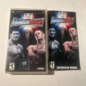 WWE SmackDown vs. RAW 2006 (Sony PSP, 2005) FUNDA Y MANUAL (sin juego) - Imagen 1 de 5
