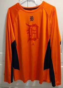 Herren T-Shirt Majestic Detroit Tigers Orange Performance L - Bild 1 von 6