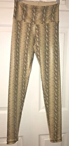 Damen Yogahose High Waist Serpent Snake Stoff Größe Small - Bild 1 von 10
