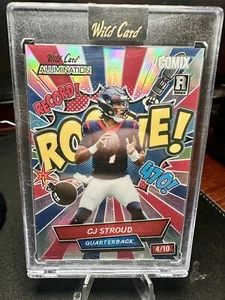 2023 Wild Card Alumiination Comix Rooker of The Year CJ Stroud AC-CS 4/10 - Foto 1 di 2
