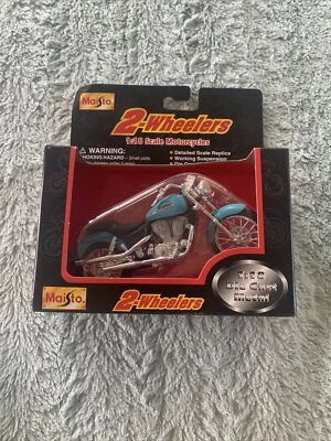 1/18 MAISTO 2-WHEELER Light Blue - Image 1 of 4