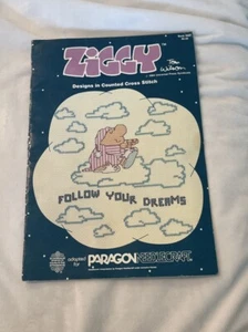 Ziggy -Designs in Counted Cross Stitch, # 5097 Vintage 1984 VTG 80s Granny Chic - Picture 1 of 2