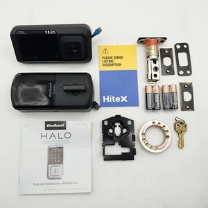 Kwikset Halo Touchscreen Wi-Fi Smart Door Lock, Matte Black - Picture 1 of 2