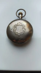 OROLOGIO DA TASCA IN ARGENTO DEI PRIMI DEL '900 FUNZIONANTE 15 RUBIS - Picture 1 of 10