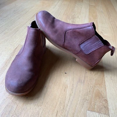 Botas de cuero rojas Kodiak Chelsea Low Rider talla 8 nuevas con etiquetas Foto 1 de 4