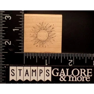 Hampton Art Rubber Stamps CELESTIAL SUN #W21 - Picture 1 of 2
