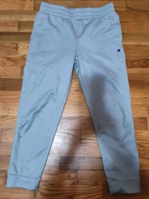 Pantalones deportivos grises Champion para niños jóvenes grandes/plateados Adidas para niños (10-12) Foto 1 de 4