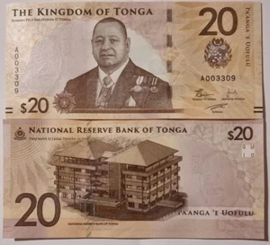 Tonga - 20 Pa'anga 2024 UNC s. A Lemberg-Zp - Picture 1 of 1
