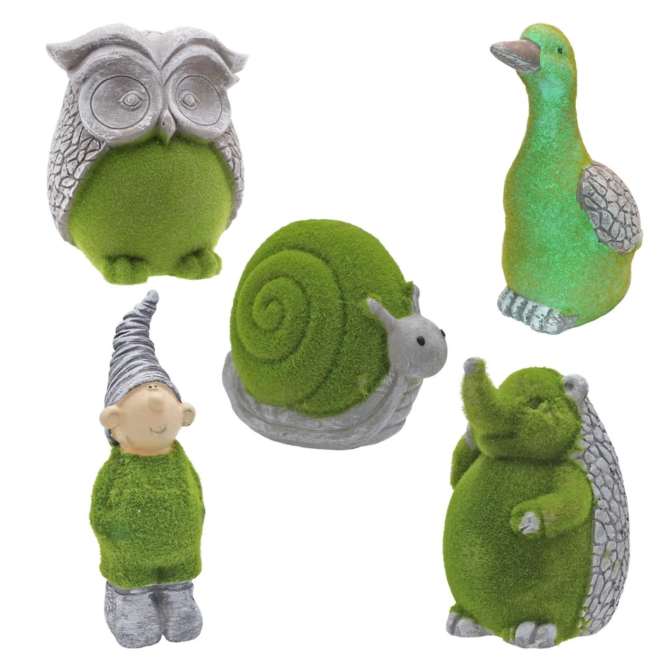 Garden Ornament Flock Grass and Stone Effect - Choose Design - Image 1 of 1