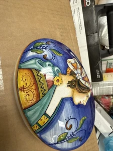 Italian Party Favors DERUTA HAND PAINTED 8” Vantage - Picture 1 of 11