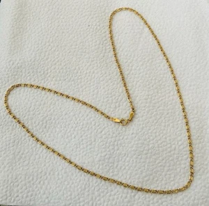 Hübsche 18kt Gold S Gliederkette 18" Halskette italienisch gepunzt - Bild 1 von 8