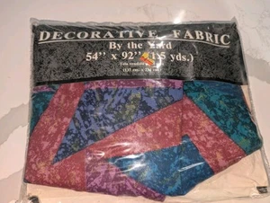 90s Decorative Fabric Andre Richard Geometrics By The Yard - Picture 1 of 2