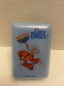 Mini jabón de viaje Care Bears 1986 vintage con estuche sellado - Imagen 1 de 6