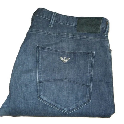Jeans Emporio Armani J06 ajustados ligeros denim W36 L34 azul oscuro 3h1j06 para hombre Foto 1 de 4