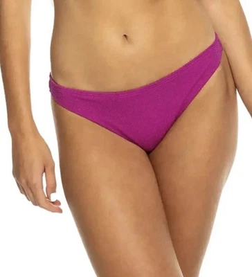 Roxy Juniors' Aruba Hipster Bikini Bottoms, Wild Aster Pink, Small, MSRP $44 - Image 1 of 4