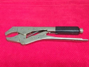 Vtg Craftsman 10" Locking Vise Grip Pliers 45606 Curved Jaw - Picture 1 of 8