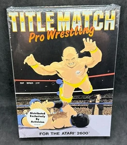 Title Match Pro Wrestling (1987) Atari 2600 New Sealed Nuovo - Picture 1 of 6