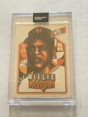 TP20 Topps Project 2020 Card #365 Willie Mays MATT TAYLOR Giants HOF 1,600 Print - Image 1 of 2