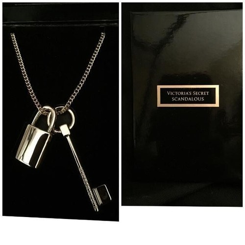 UNDERCOVER Collana Vintage Victoria's Secret Scandalous Lock Portachiavi e Tono Oro