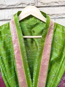 Pure Silk Kimono Long Robes Gown Woman silk Robe Kimonos Night Gowns KMO3951