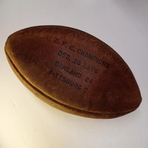 1976 AFC Championship Game Ball. Oakland (Las Vegas) Raiders Pittsburgh Steelers - Picture 1 of 16