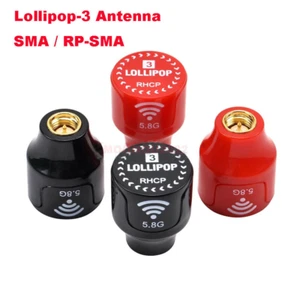 5.8G Lollipop 3 2.5Dbi RHCP Stubby Antenna FPV Antenna SMA / RP-SMA for RC Drone - Picture 1 of 16