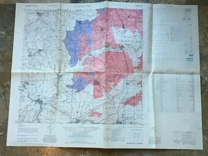 Army Corps of Engineer Mendhausen 3rd Edition Map Dec 1952 18.5*17 (29*22) - Picture 1 of 1
