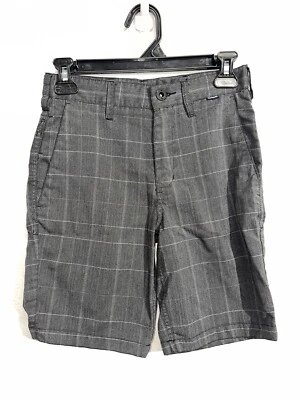 Shorts esportivo Hurley masculino xadrez cinza tamanho 10/25 outdoor/chino/moderno/leve - Imagem 1 de 4