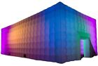 Large LED Inflatable Marquee Air Cube Tent House LED Lighting tent Event Wedding