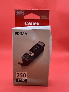Genuine Canon Pixma PGBK PGI 250 BLACK Ink Cartridge New Sealed in Box - Picture 1 of 4