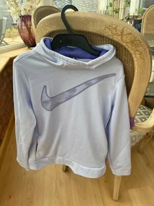 Nike girls dry fit hoodie track top excellent condition size large - Foto 1 di 1