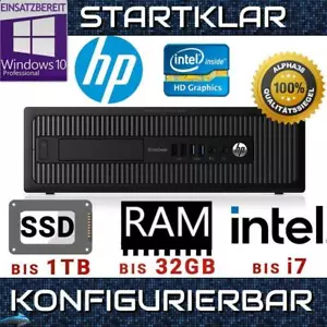 HP ProDesk 600 G1 SFF PC bis Intel i7 32 GB RAM 1 TB SSD WIN WUNSCHKONFIGURATION - Bild 1 von 10