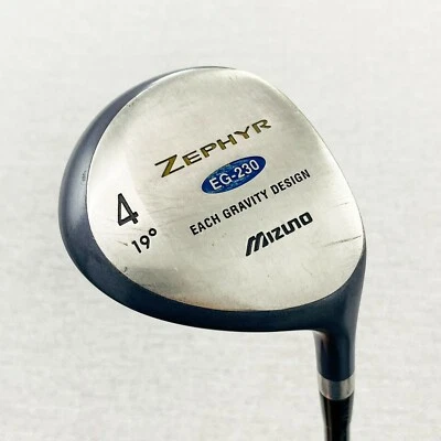 Mizuno Zephyr 4-Wood. 19 Degree, Stiff-Regular Flex - Good Condition # GP166  - Image 1 of 4